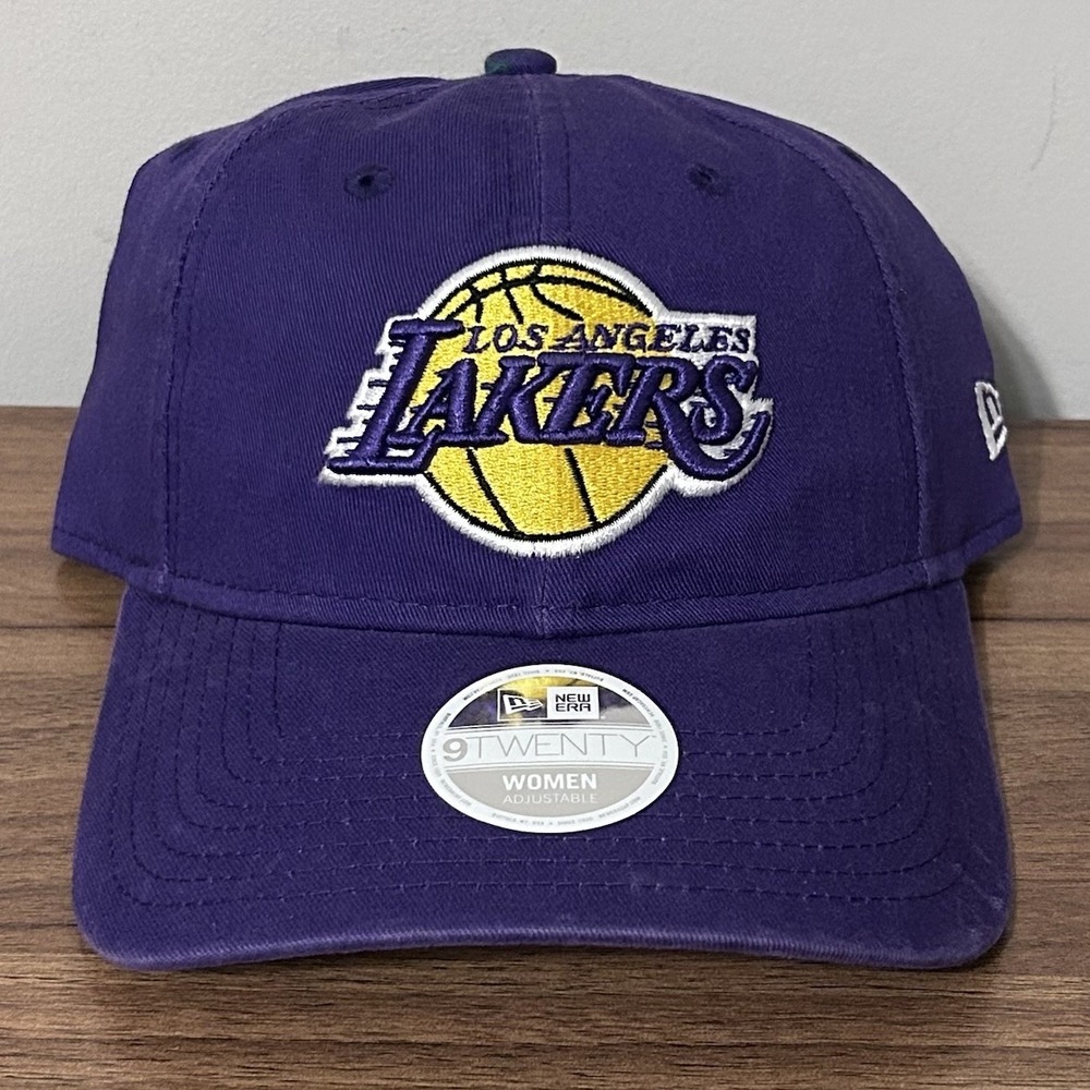 New Era 9Twenty Los Angeles Lakers NBA Women's Adjustable Hat Cap Purple New